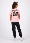 Vingino X Messi Ten Short Sleeve Tee, Active Pink