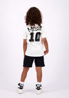 Vingino X Messi Ten Short Sleeve Tee, Real White