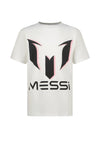 Vingino X Messi Logo Short Sleeve Tee, White