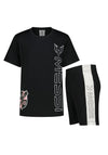Vingino X Messi Tee and Short Set, Black