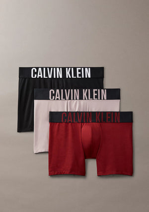 Calvin Klein 3 Pack Intense Power Microfibre Boxer Briefs, Black Multi