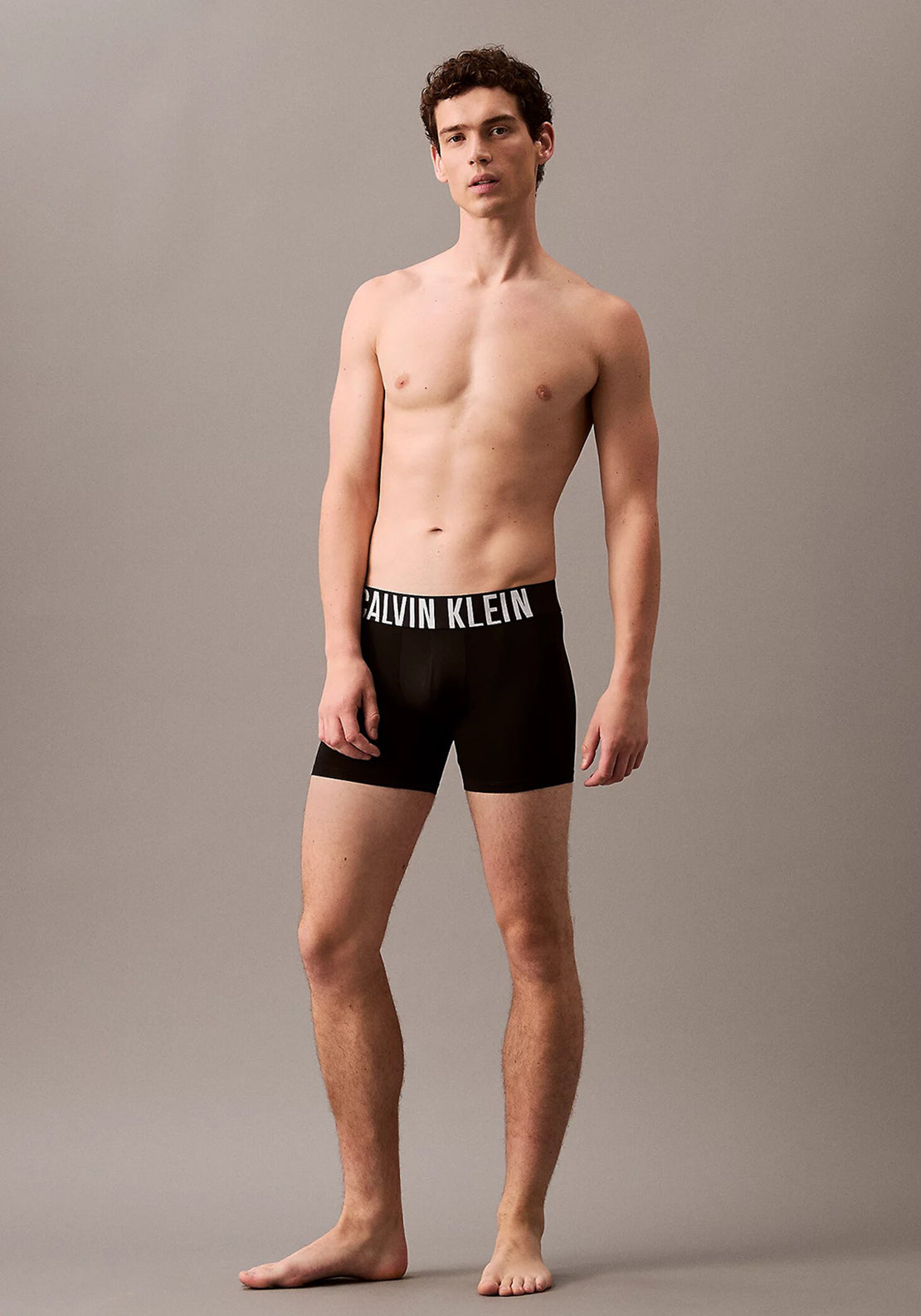 Calvin Klein 3 Pack Intense Power Microfibre Boxer Briefs, Black Multi