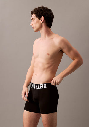 Calvin Klein 3 Pack Intense Power Microfibre Boxer Briefs, Black Multi