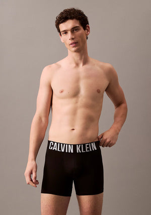 Calvin Klein 3 Pack Intense Power Microfibre Boxer Briefs, Black Multi