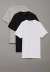 Calvin Klein 3 Pack Lounge T-Shirts, White Multi