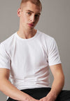 Calvin Klein 3 Pack Lounge T-Shirts, White Multi
