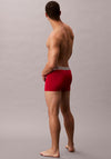 Calvin Klein 3 Pack Micro Stretch Trunks, Red Multi
