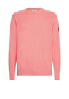 Calvin Klein Textured Crew Neck Sweater, Darling Pink