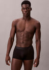 Calvin Klein CK Black 3 Pack Low Rise Trunks, Black