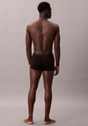 Calvin Klein CK Black 3 Pack Low Rise Trunks, Black