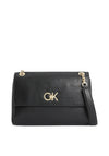 Calvin Klein Convertible Shoulder Logo Bag, Black