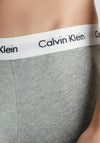 Calvin Klein Cotton Stretch 3 Pack Boxer Briefs, Grey Heather Multi