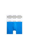 Calvin Klein Cotton Stretch 3 Pack Boxer Briefs, Grey Heather Multi