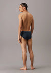 Calvin Klein Cotton Stretch 3 Pack Hip Briefs, Black Multi