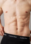 Calvin Klein Cotton Stretch 3 Pack Trunks, Black Multi