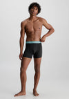 Calvin Klein Cotton Stretch 3 Pack Trunks, Black Multi