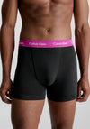Calvin Klein Cotton Stretch 3 Pack Trunks, Black Multi