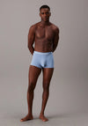 Calvin Klein Modern Structure 3 Pack Trunks, Light Blue Multi