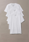 Calvin Klein Cotton Stretch Blend 3 Pack V-Neck T-Shirts, White