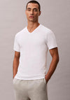Calvin Klein Cotton Stretch Blend 3 Pack V-Neck T-Shirts, White