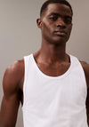 Calvin Klein Cotton Stretch Blend 3 Pack Lounge Vests, White