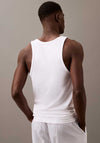 Calvin Klein Cotton Stretch Blend 3 Pack Lounge Vests, White