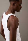 Calvin Klein Cotton Stretch Blend 3 Pack Lounge Vests, White
