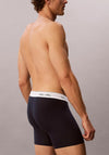 Calvin Klein Icon 3 Pack Cotton Stretch Boxer Briefs, Black Multi