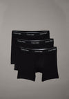 Calvin Klein Icon Cotton Stretch 3 Pack Boxer Briefs, Black