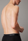 Calvin Klein Icon Cotton Stretch 3 Pack Low Rise Trunks, Black