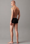 Calvin Klein Icon Cotton Stretch 3 Pack Low Rise Trunks, Black