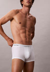 Calvin Klein Icon Cotton Stretch 3 Pack Low Rise Trunks, White