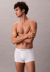 Calvin Klein Icon Cotton Stretch 3 Pack Low Rise Trunks, White
