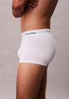 Calvin Klein Icon Cotton Stretch 3 Pack Low Rise Trunks, White