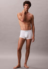 Calvin Klein Icon Cotton Stretch 3 Pack Low Rise Trunks, White