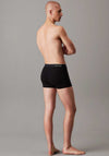Calvin Klein Icon Cotton Stretch 3 Pack Relaxed Dart Trunks, Black