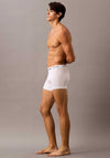 Calvin Klein Icon Cotton Stretch 3 Pack Relaxed Fit Trunks, White Multi