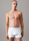 Calvin Klein Icon 3 Pack Cotton Stretch Relaxed Fit Trunks, White