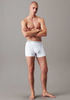 Calvin Klein Icon 3 Pack Cotton Stretch Relaxed Fit Trunks, White