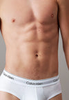 Calvin Klein Icon Cotton Stretch 3 Pack Hip Briefs, White