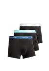 Calvin Klein Icon Cotton Stretch Relaxed Fit Trunks, Black Multi