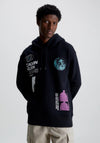 Calvin Klein Jeans Graphic Print Hoodie, CK Black