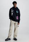 Calvin Klein Jeans Graphic Print Hoodie, CK Black