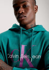 Calvin Klein Jeans Monogram Hoodie, Atlantic Deep