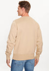 Calvin Klein Jeans Varsity Curve Sweatshirt, Travertine