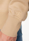 Calvin Klein Jeans Varsity Curve Sweatshirt, Travertine