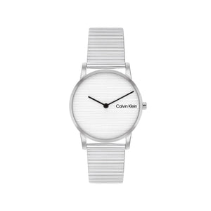 Calvin Klein Ladies Feel Watch, Silver
