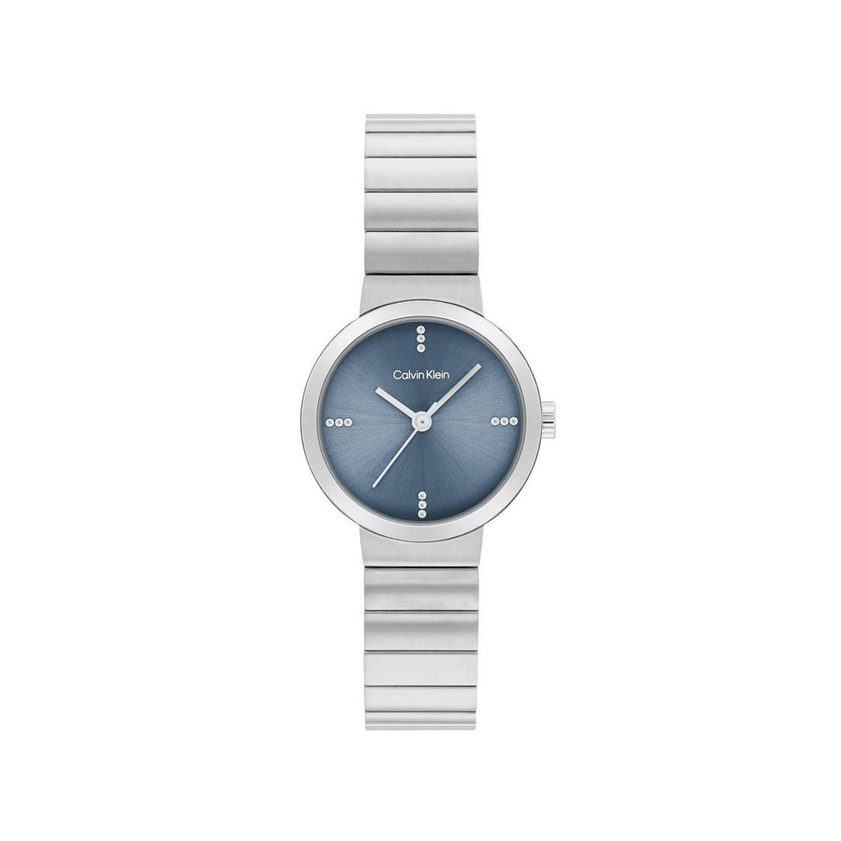 Cavlin Klein Ladies Precise Watch, Silver & Blue