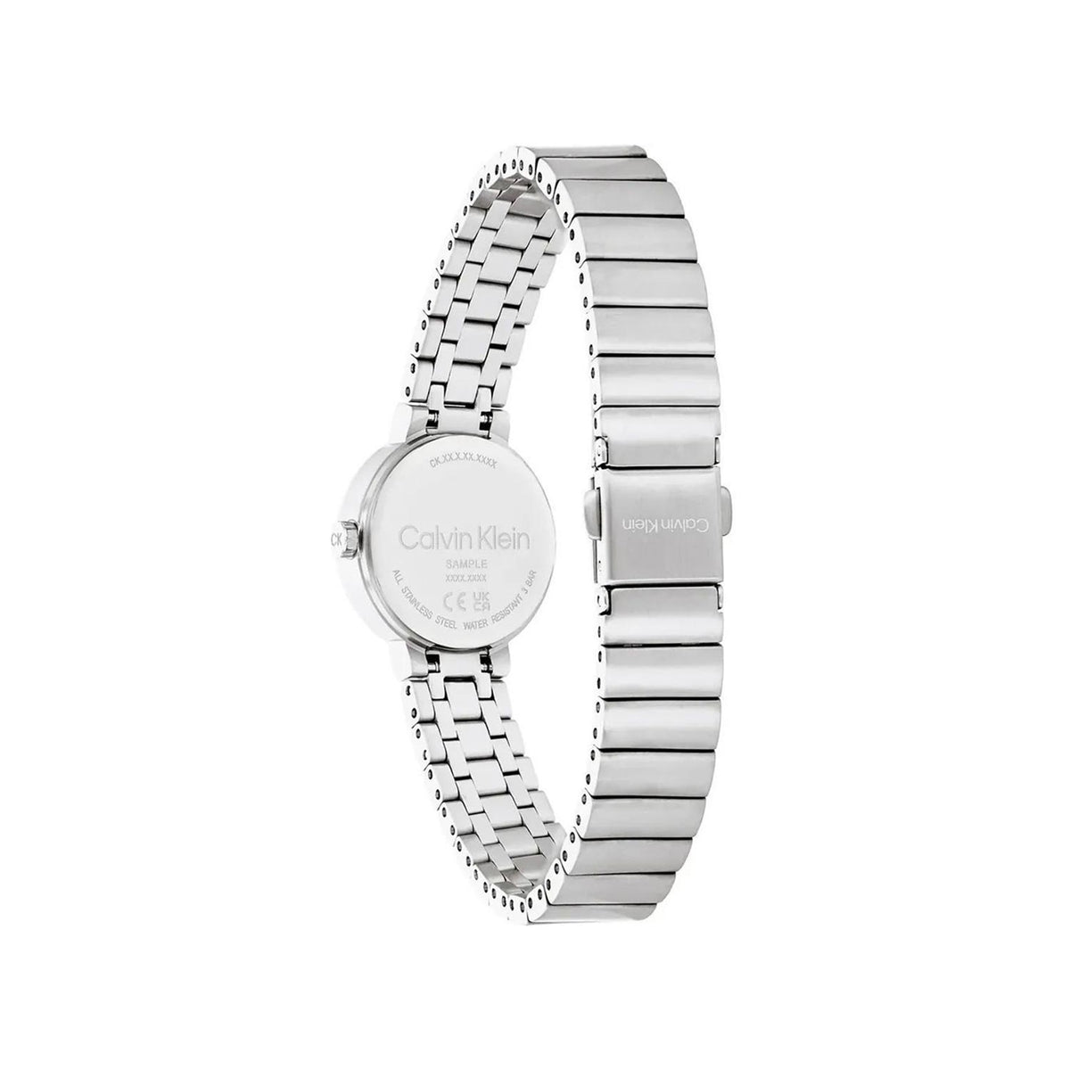 Cavlin Klein Ladies Precise Watch, Silver & Blue
