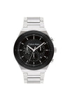 Calvin Klein Mens 25200301 Fearless Watch, Silver